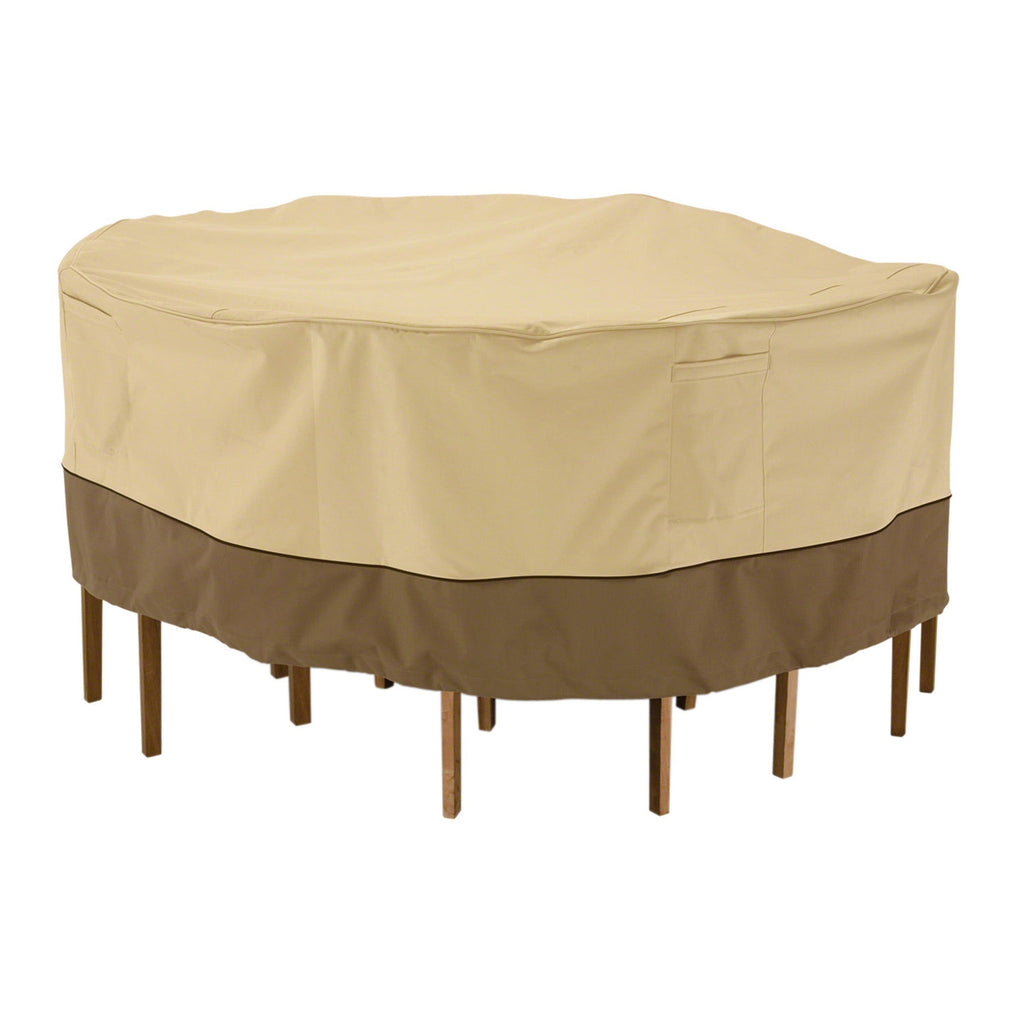 Easygoing Covers Water-Resistant Round Patio Table & Chair Set Cover image 1