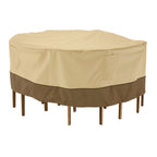 Easygoing Covers Water-Resistant Round Patio Table & Chair Set Cover image 1