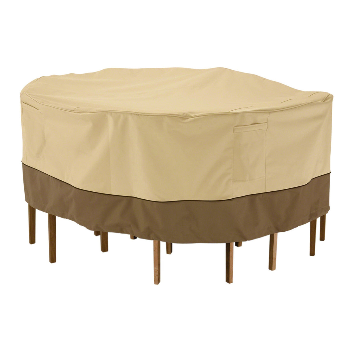 Easygoing Covers Water-Resistant Round Patio Table & Chair Set Cover image 1