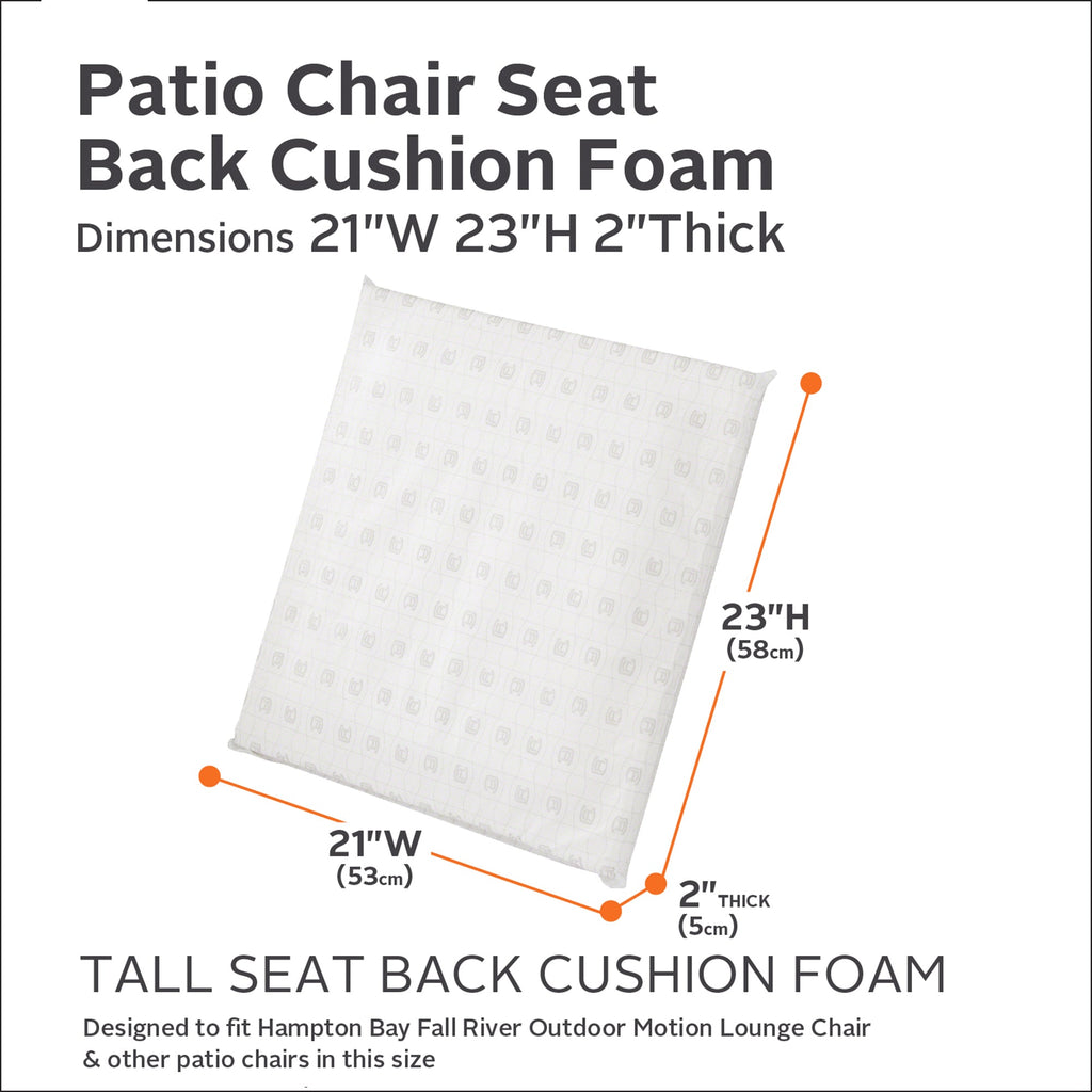 Easygoing Covers Patio Dining Back Cushion Foam image 5