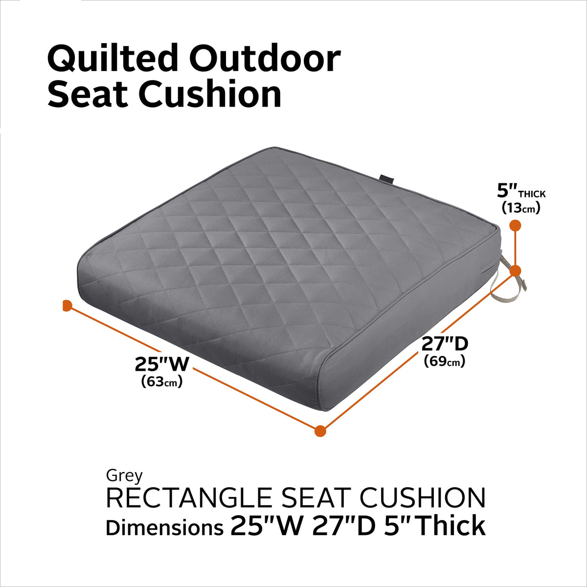 Easygoing Covers Outdoor Quilted Bench/Loveseat Cushion image 5