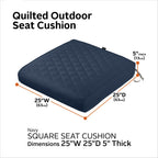 Easygoing Covers Outdoor Quilted Bench/Loveseat Cushion image 6