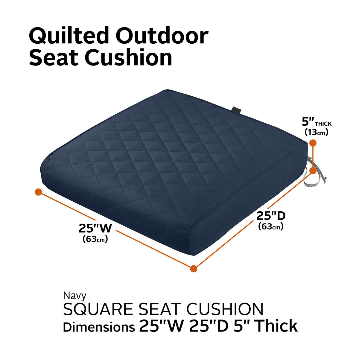 Easygoing Covers Outdoor Quilted Bench/Loveseat Cushion image 6