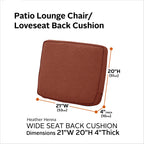 Easygoing Covers Outdoor Back Cushion image 94