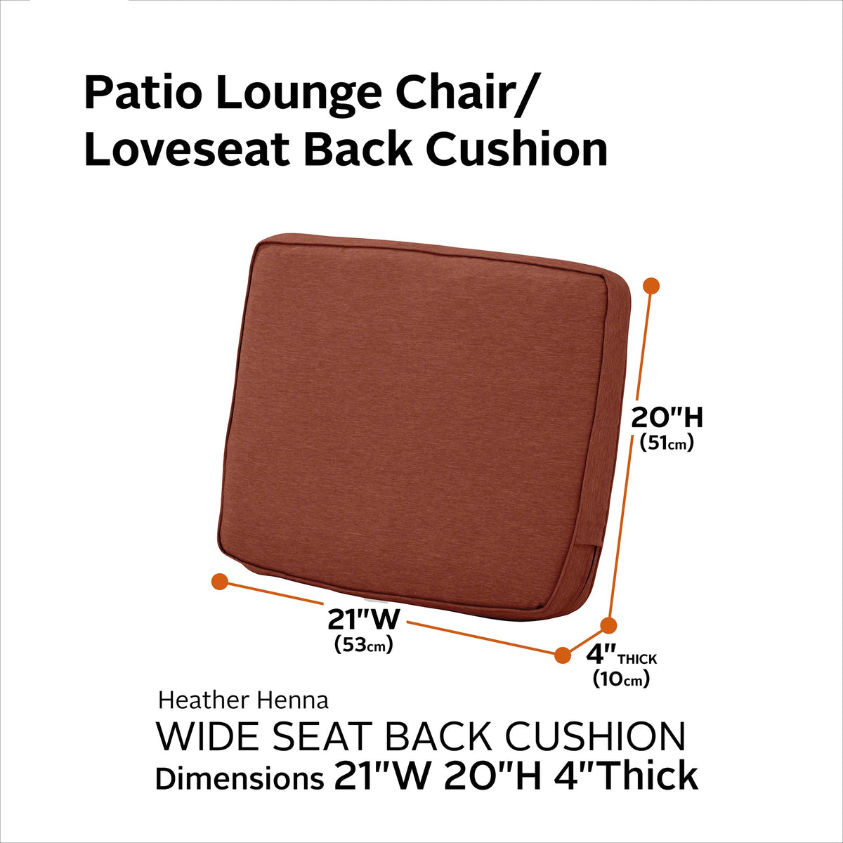 Easygoing Covers Outdoor Back Cushion image 94
