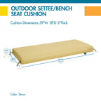 Easygoing Covers All-Weather Outdoor Bench Cushion image 4