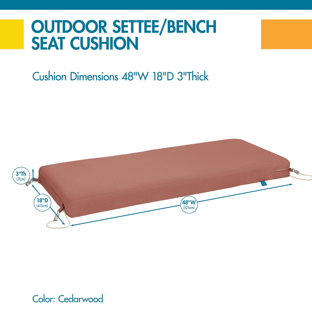 Easygoing Covers All-Weather Outdoor Bench Cushion image 9