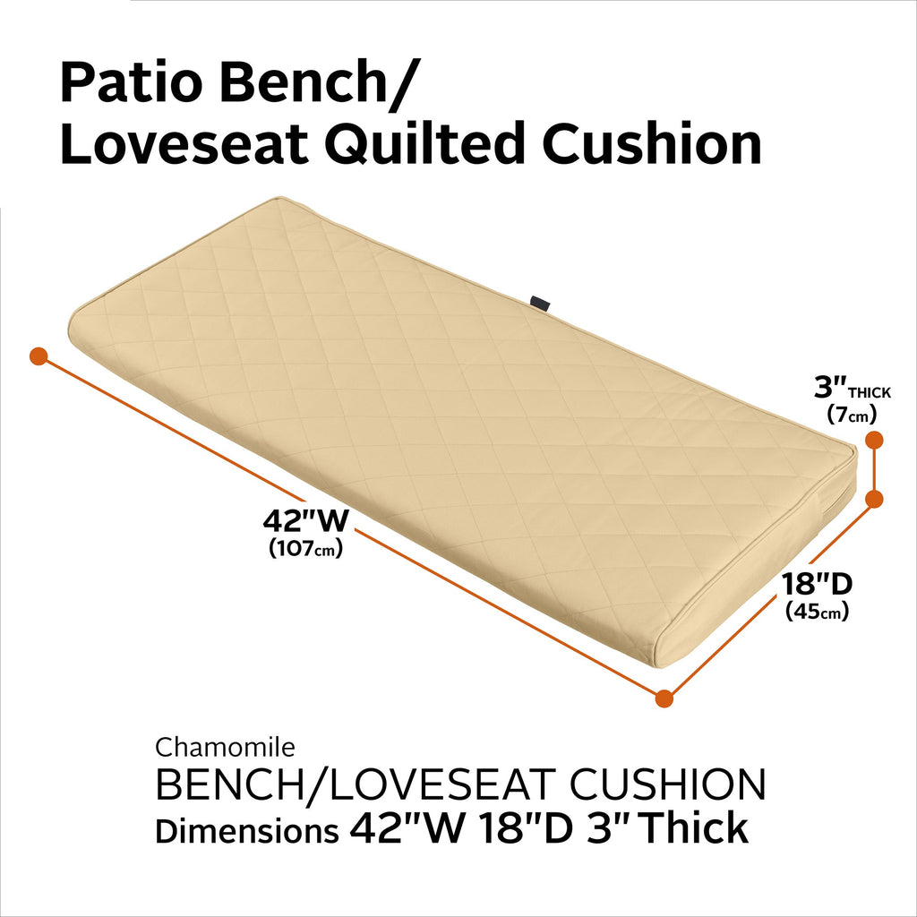 Easygoing Covers Quilted Loveseat/Bench Cushion image 17