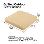 Easygoing Covers Outdoor Quilted Bench/Loveseat Cushion image 36
