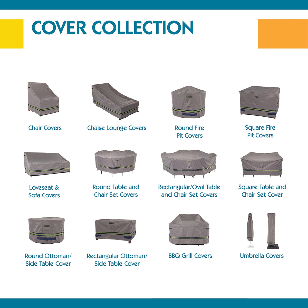 Easygoing Covers Outdoor Waterproof Side Table Cover image 14