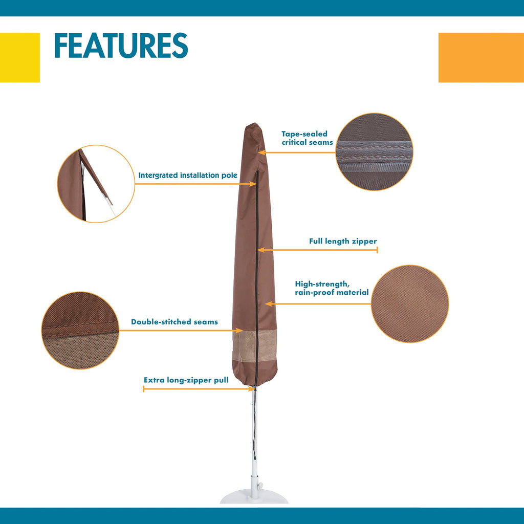 Easygoing Covers Ultimate Waterproof Outdoor Umbrella Cover image 3