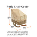 Easygoing Covers Water-Resistant Rocking Chair Cover image 2
