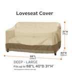Easygoing Covers Water-Resistant Deep Seated Patio Sofa/Loveseat Cover image 5