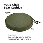Easygoing Covers Outdoor Bistro Chair Cushion image 107