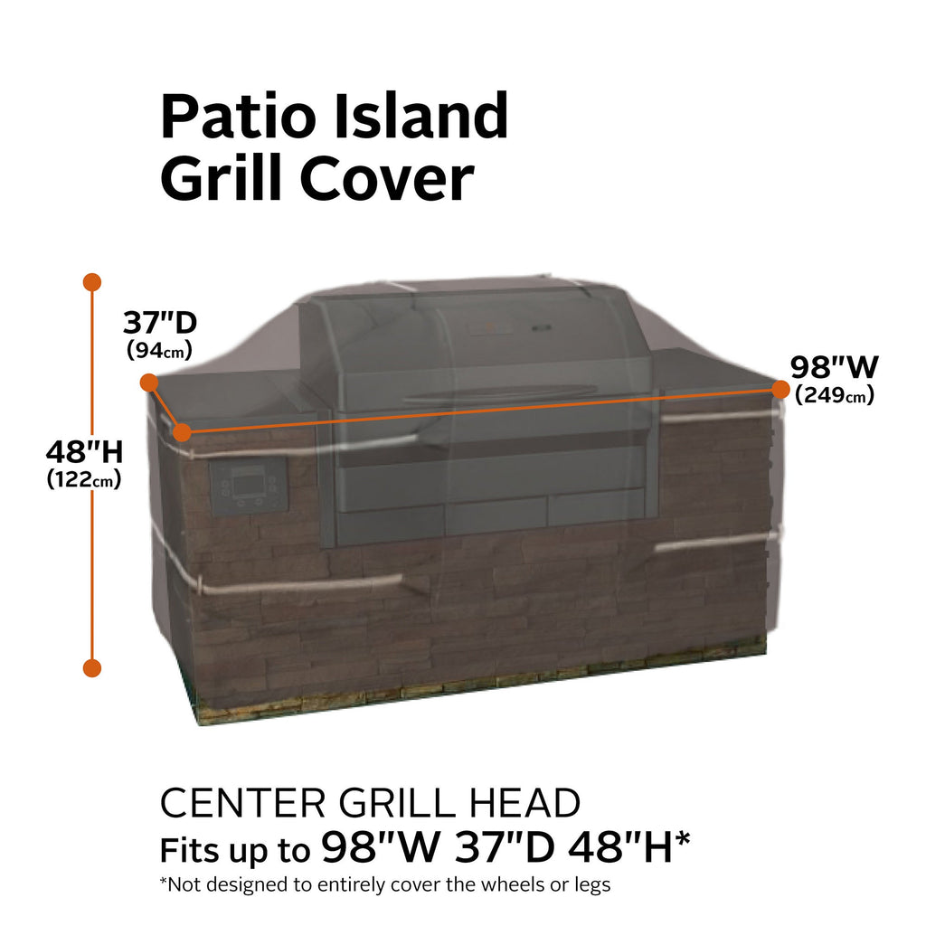 Easygoing Covers Water-Resistant BBQ Grill Cover for Island with Center Grill Head image 3