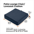 Easygoing Covers Outdoor Seat Cushion image 82