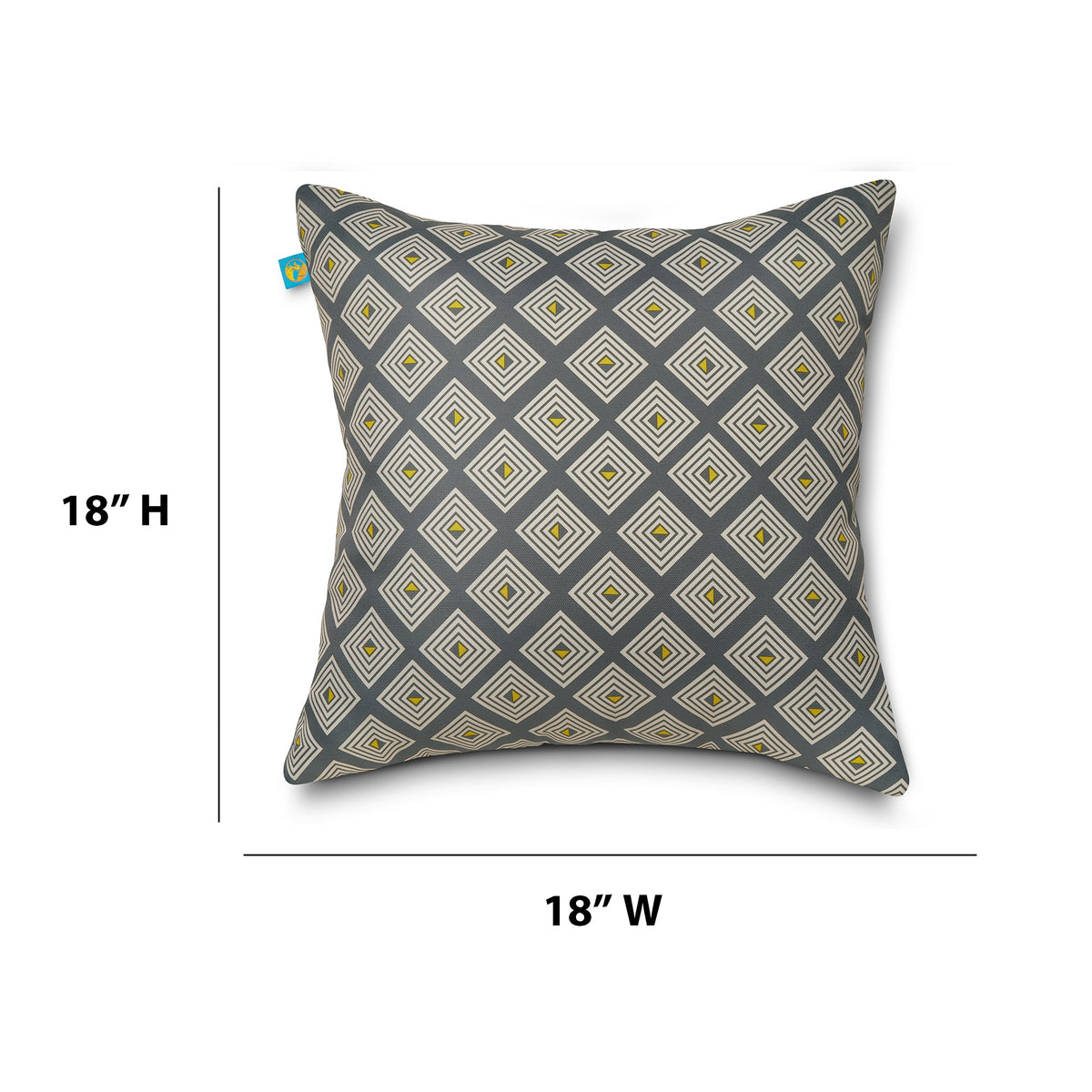 Easygoing Covers Water-Resistant Accent Pillows, 18 x 18 Inch, 2 Pack image 32