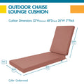 Easygoing Covers All-Weather Outdoor Chaise Cushion image 18