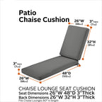 Easygoing Covers Outdoor Chaise Lounge Cushion image 97
