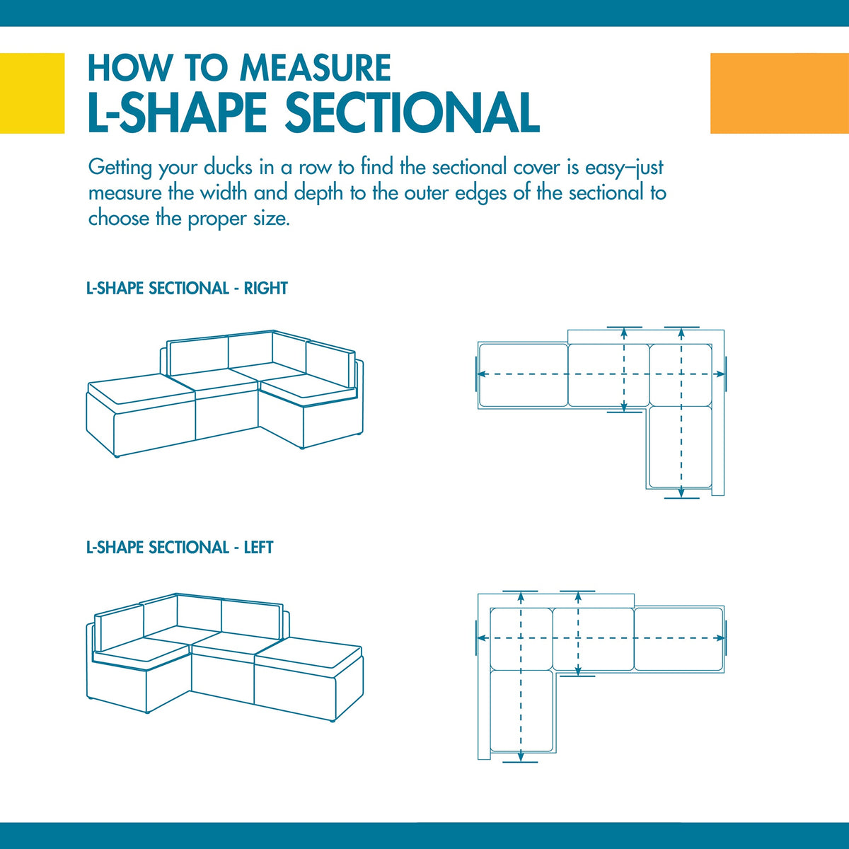 Easygoing Covers Ultimate Waterproof Outdoor Right-Facing Sectional Cover image 6
