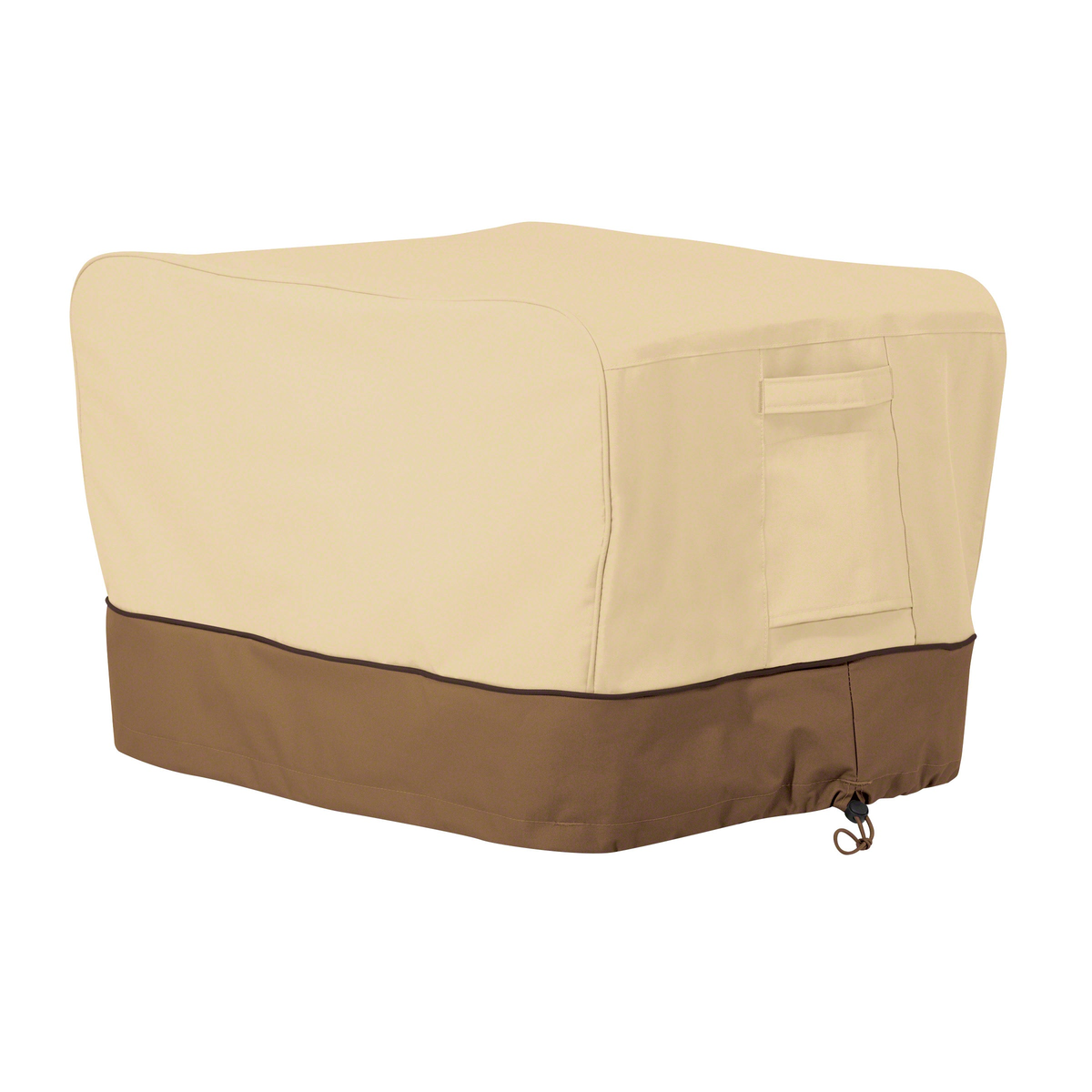 Easygoing Covers Water-Resistant Rectangular Table Top Grill Cover – Pebble/Bark/Earth