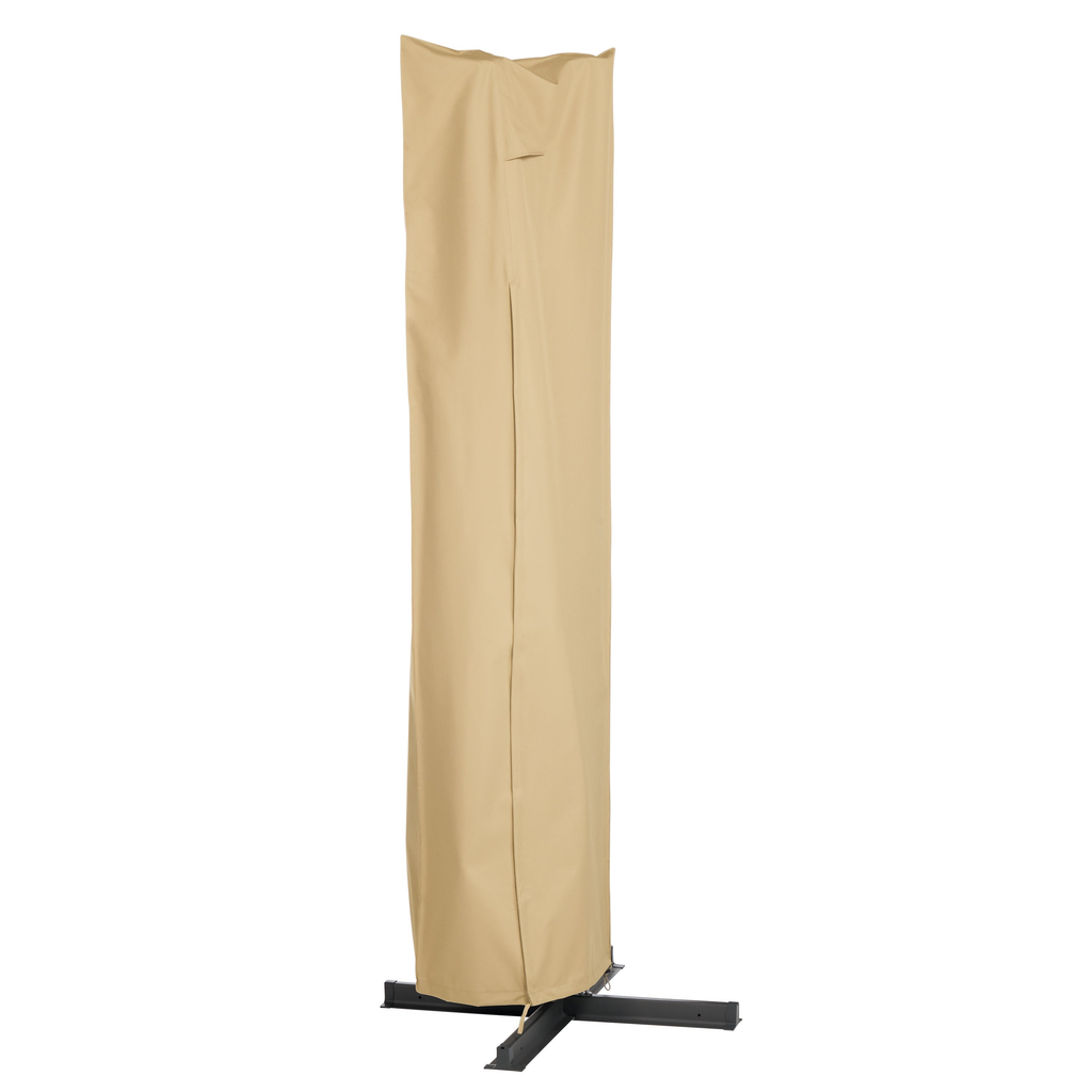 Easygoing Covers Water-Resistant 13 Foot Offset Umbrella and Frame Cover – Sand