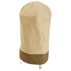 Easygoing Covers Water-Resistant 24 Inch Round Barrel Smoker Cover – Pebble/Bark/Earth