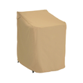 Easygoing Covers Water-Resistant 26 Inch Stackable Patio Chair Cover – Sand