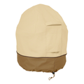 Easygoing Covers Water-Resistant Kamado Mini Ceramic BBQ Grill Cover, 20.5 x 21.5 x 27 Inch – Pebble/Bark/Earth