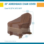 Easygoing Covers Ultimate Waterproof Outdoor Adirondack Chair Cover image 12