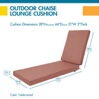 Easygoing Covers All-Weather Outdoor Chaise Cushion image 17