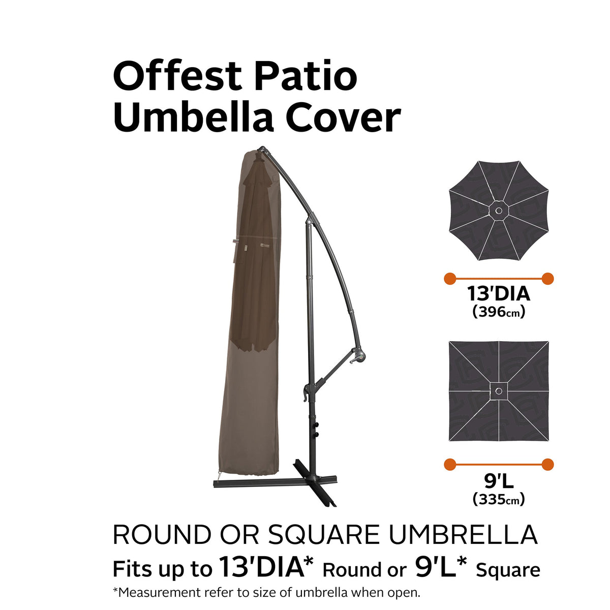 Easygoing Covers 13 Foot Offset Patio Umbrella Cover image 19
