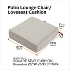 Easygoing Covers Outdoor Seat Cushion image 78