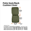 Easygoing Covers Fade-Resistant Water-Resistant Patio Chair Cushion Cover image 93