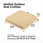 Easygoing Covers Outdoor Quilted Bench/Loveseat Cushion image 44