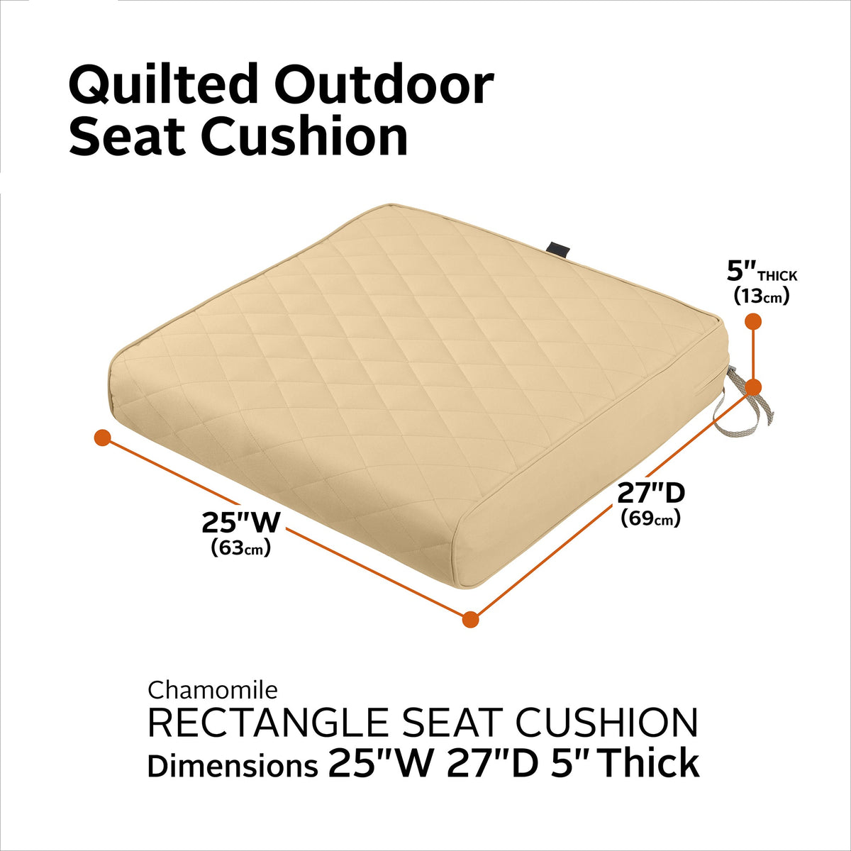Easygoing Covers Outdoor Quilted Bench/Loveseat Cushion image 44