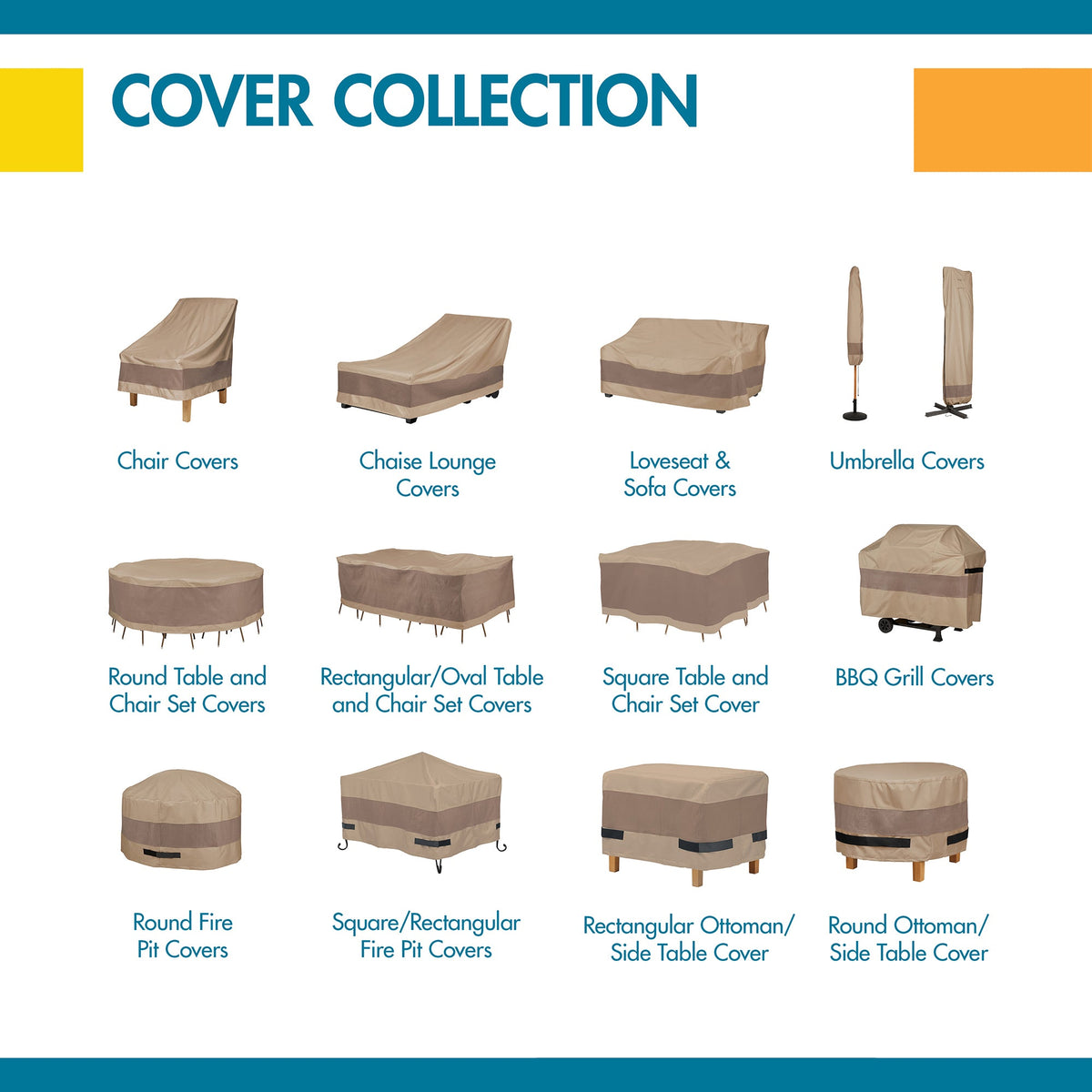 Easygoing Covers Elegant Waterproof Outdoor Stackable Chair Cover image 11