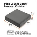 Easygoing Covers Outdoor Seat Cushion image 84