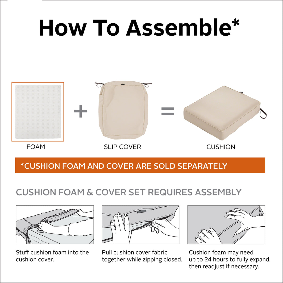 Easygoing Covers Cushion Foam Insert image 3