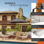Easygoing Covers Outdoor Chaise Lounge Cushion image 124