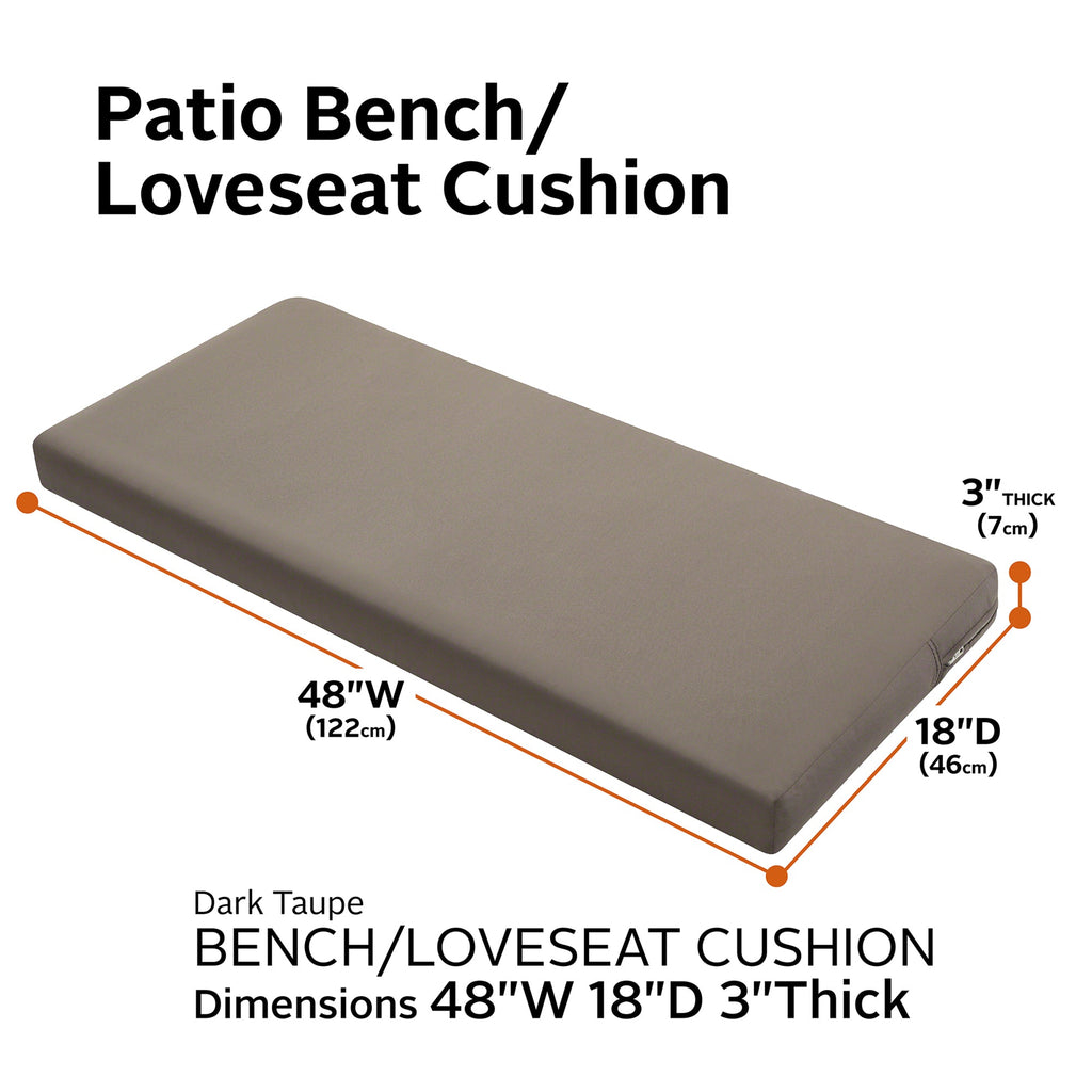Easygoing Covers Water-Resistant Patio Bench/Loveseat Cushion image 94