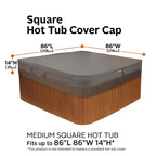 Easygoing Covers Water-Resistant Square Hot Tub Cover image 4