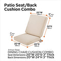 Easygoing Covers Fade-Resistant Water-Resistant Patio Chair Cushion image 97